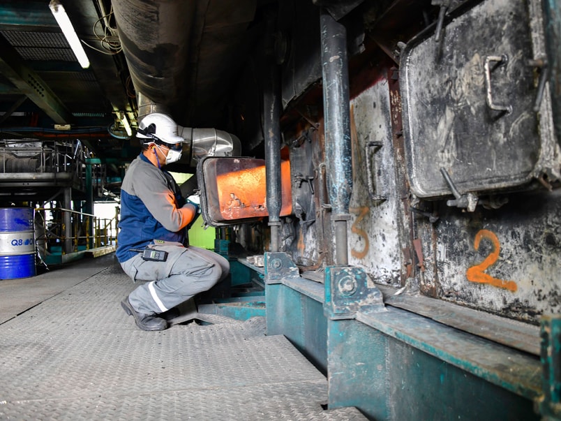 Work on a thermal installation © Jérôme Boyer
